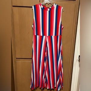 Boden pleated midi dress